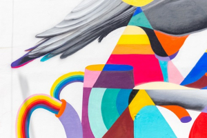 عکس با کیفیت نقاشی انتزاعی